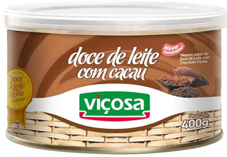 Vicosa Dulce de leche and Cocoa 12x400g COPY